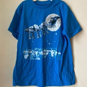 Star Wars T-Shirt- Darth Vader Santa with At-At reindeer